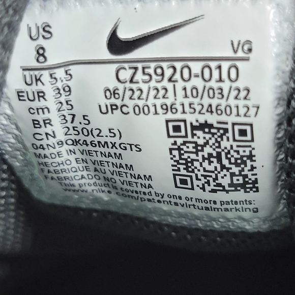 Nike Hyperdiamond 4 Pro Metal Softball Cleats Black CZ5920-010 Womens Size 8 New - Picture 4 of 11